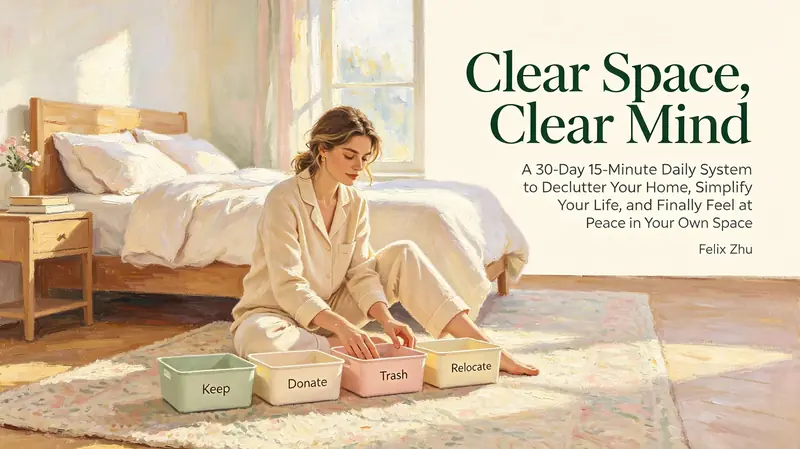 Clear Space Clear Mind: Declutter Your Home, Reduce Mental Clutter